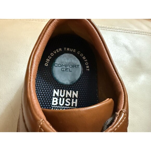 Nunn Bush Men\'s Brn Comfort Cap Toe Oxford 10 M Comfort Gel Super Clean! main image 10